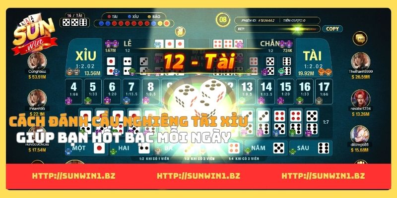 Cách đánh cầu nghiêng tài xỉu